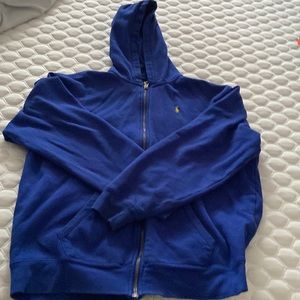 Blue Polo sweat hood men’s size medium
